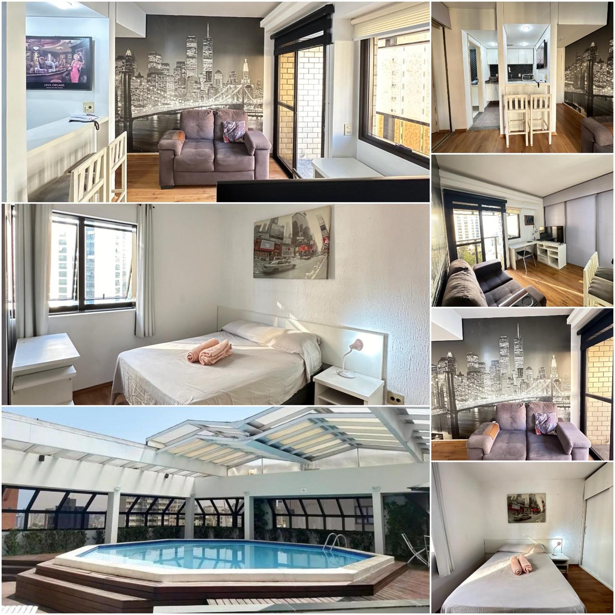 1601 Apart-Hotel Qi Intelligent Ibirapuera São Paulo Buitenkant foto